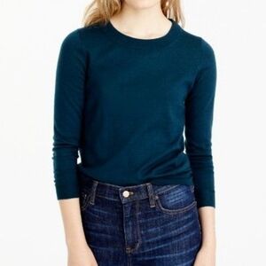 J. Crew teal sweater